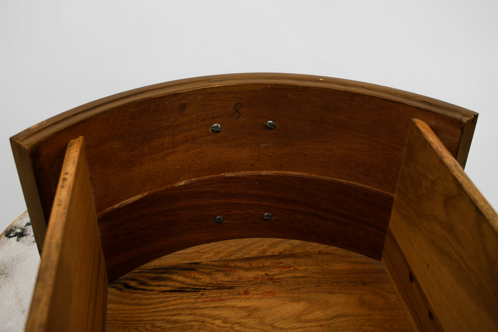 Pair of Weiman Heirloom Marble Topped Antique End Tables