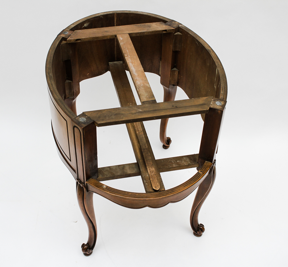 Pair of Weiman Heirloom Marble Topped Antique End Tables