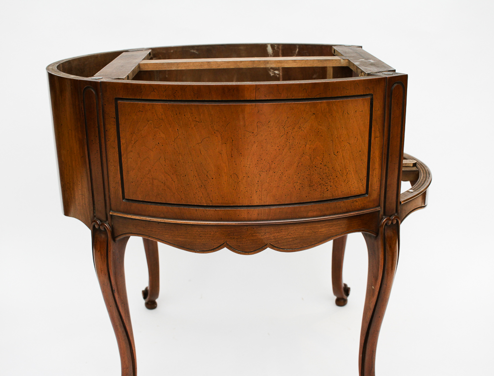 Pair of Weiman Heirloom Marble Topped Antique End Tables