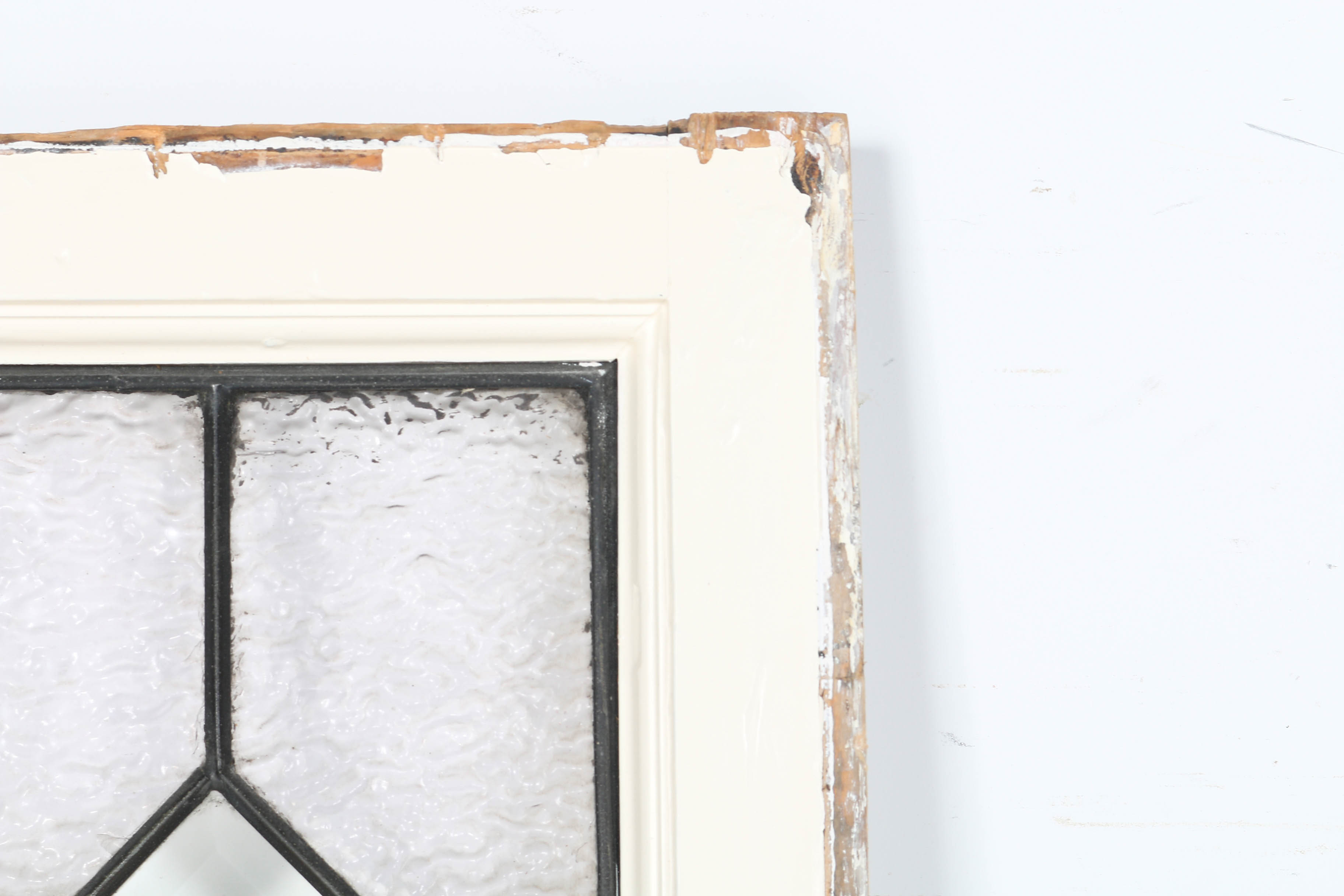 Pair of Antique Stained Glass Windows