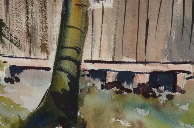 Electra Malone Original Watercolor Tropical Landscape