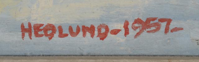 Signe A. Hedlund Original Impressionist Oil Nautical Painting