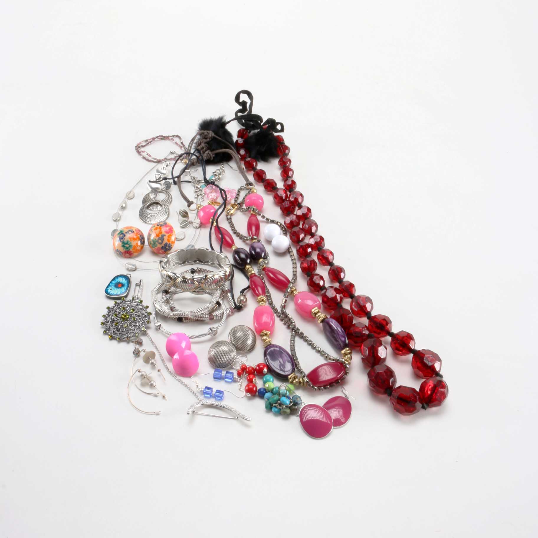 Silver Tone Costume Jewelry