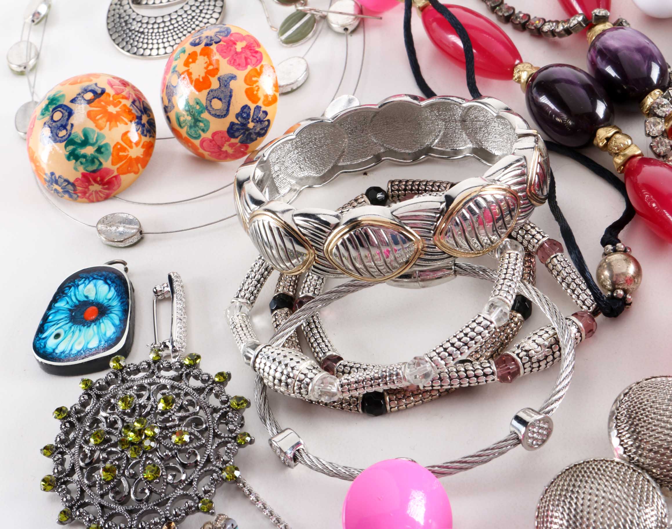 Silver Tone Costume Jewelry