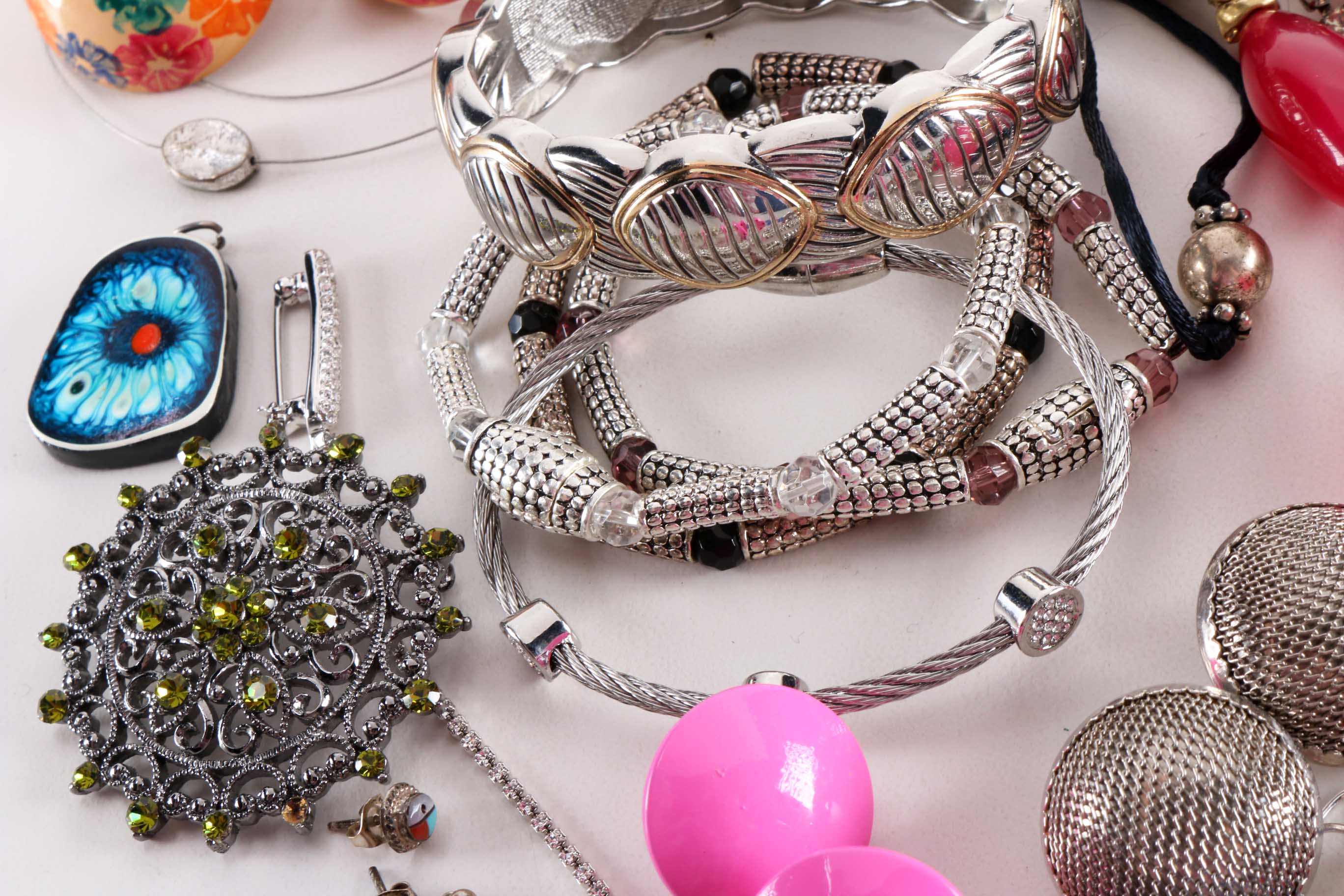 Silver Tone Costume Jewelry