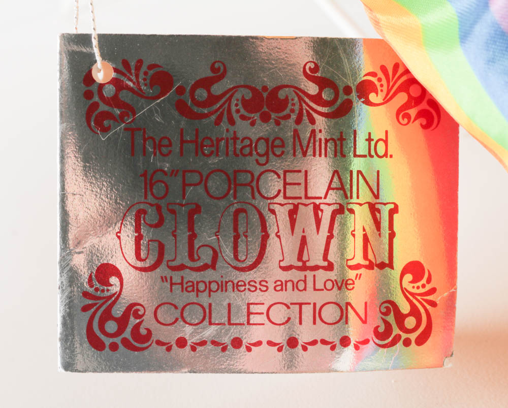 The Heritage Mint Ltd. Porcelain Clown Dolls
