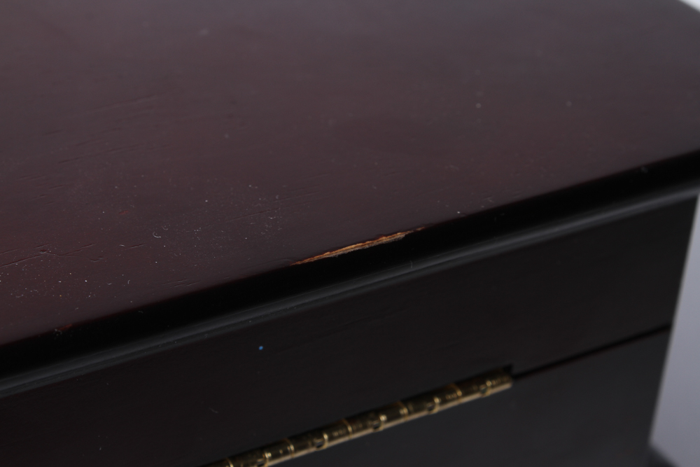 Thomas Kinkade's Holiday Gathering Winter Scene Music Box