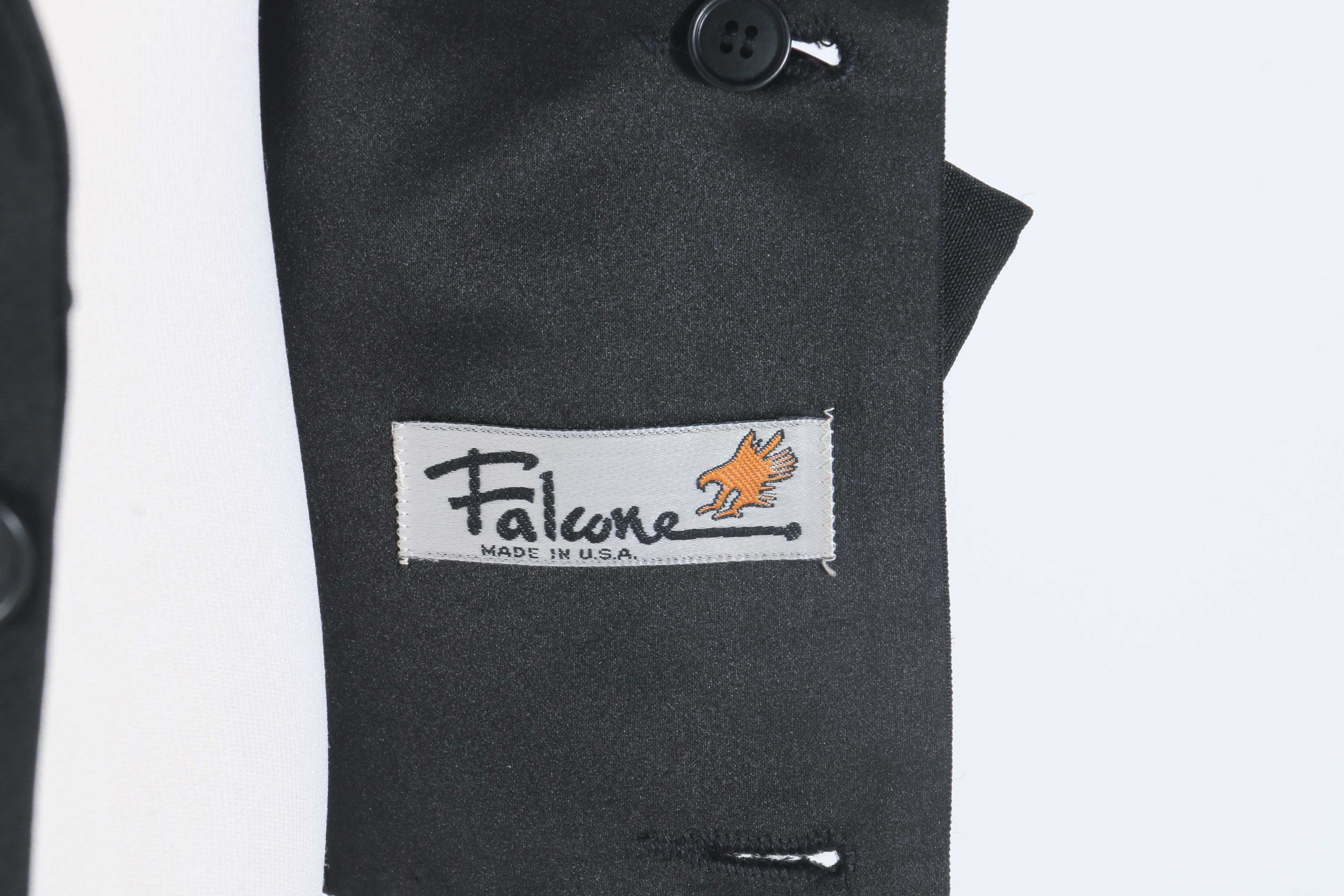 Vintage Falcone Black Tuxedo Jacket