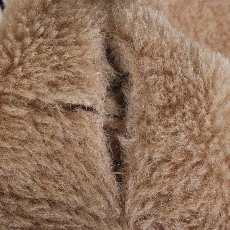 Women's Vintage Tan​ ​Faux​ ​Fur​ ​Coat
