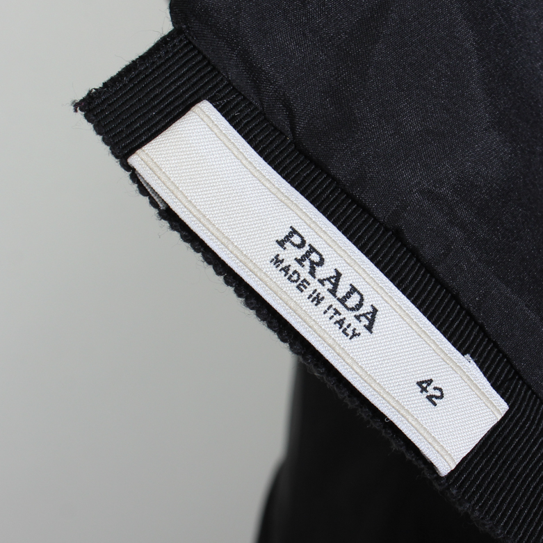 Prada Black Silk Cocktail Dress