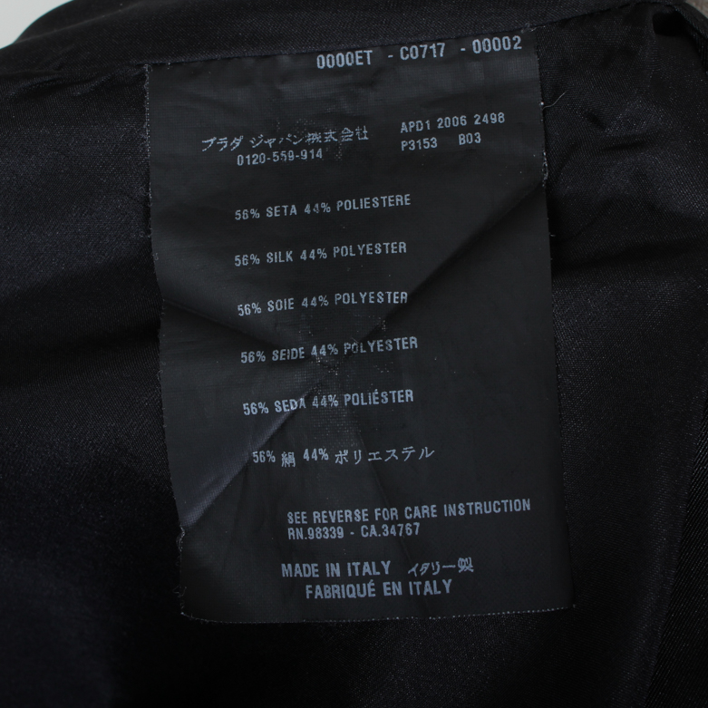 Prada Black Silk Cocktail Dress