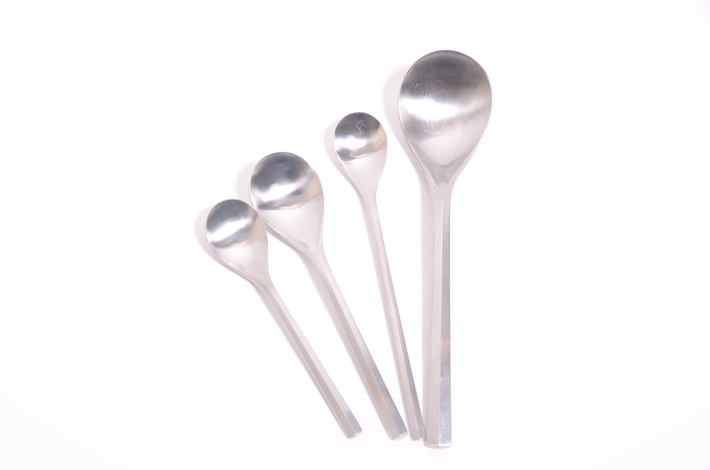 Dansk Parallel Diamond Flatware for Eight Place Settings