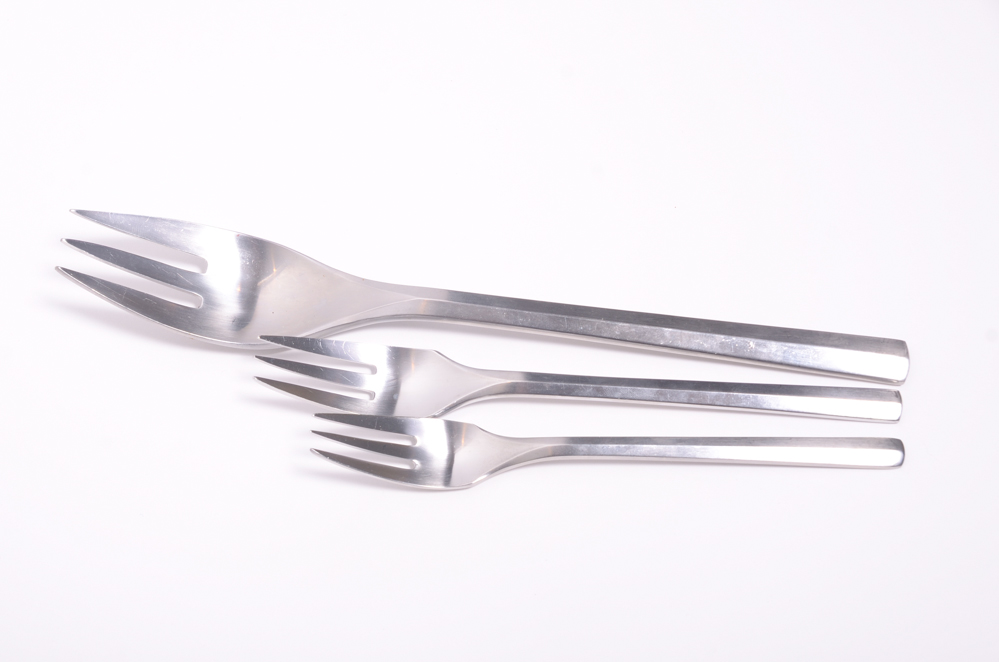 Dansk Parallel Diamond Flatware for Eight Place Settings