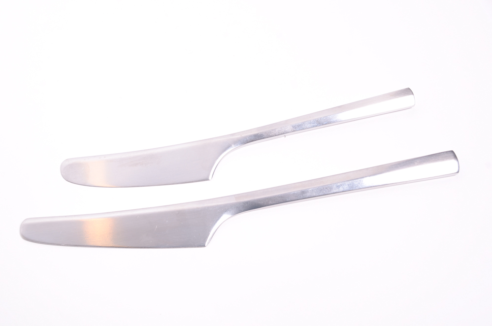 Dansk Parallel Diamond Flatware for Eight Place Settings