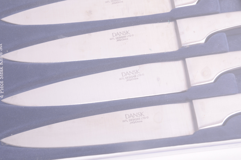 Dansk Parallel Diamond Flatware for Eight Place Settings