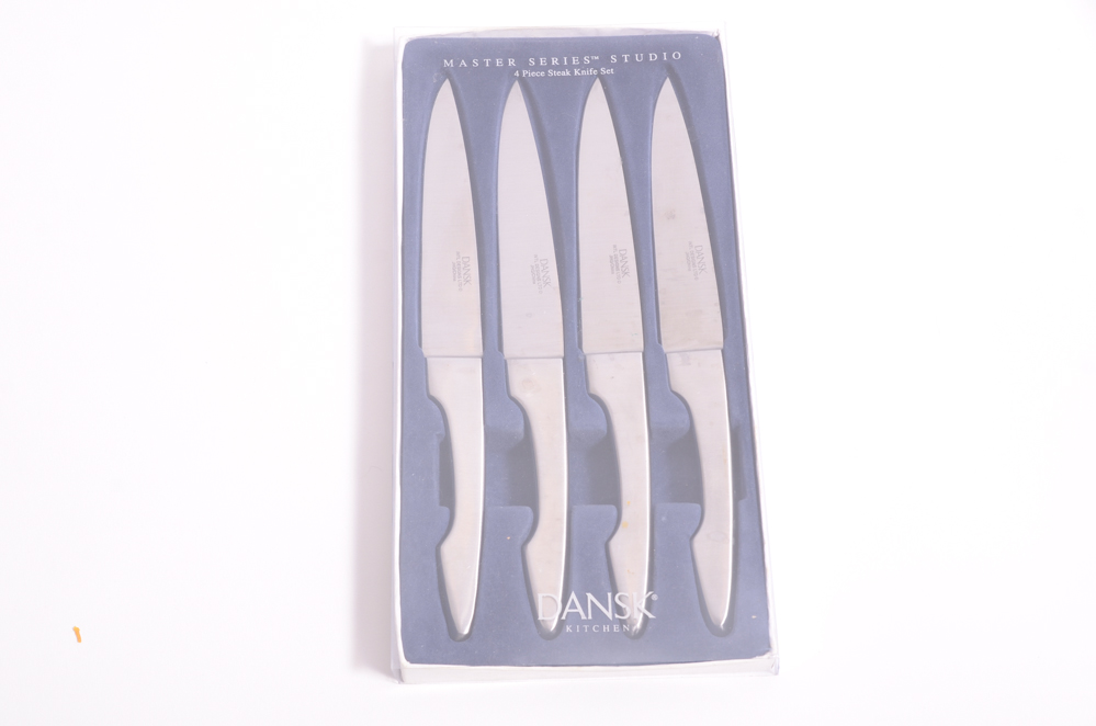 Dansk Parallel Diamond Flatware for Eight Place Settings
