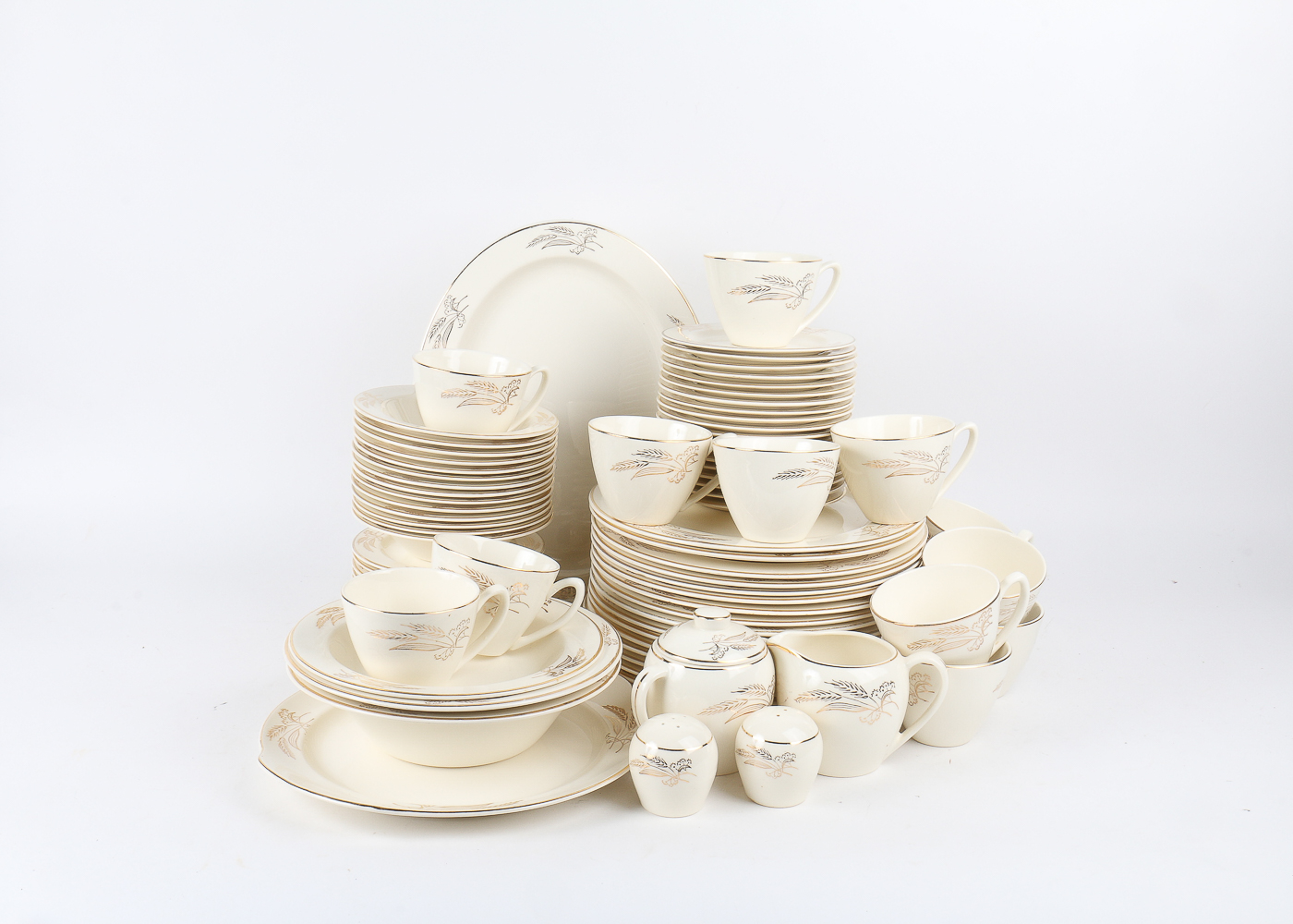 Lifetime "Prairie Gold" China Tableware Set