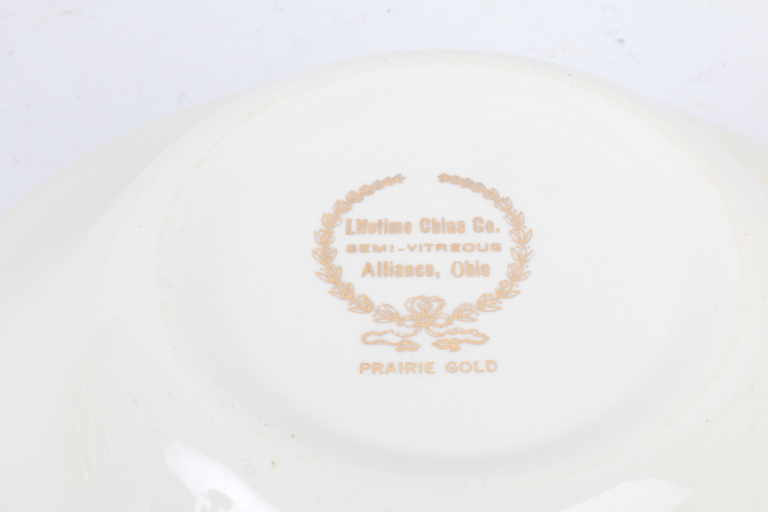 Lifetime "Prairie Gold" China Tableware Set