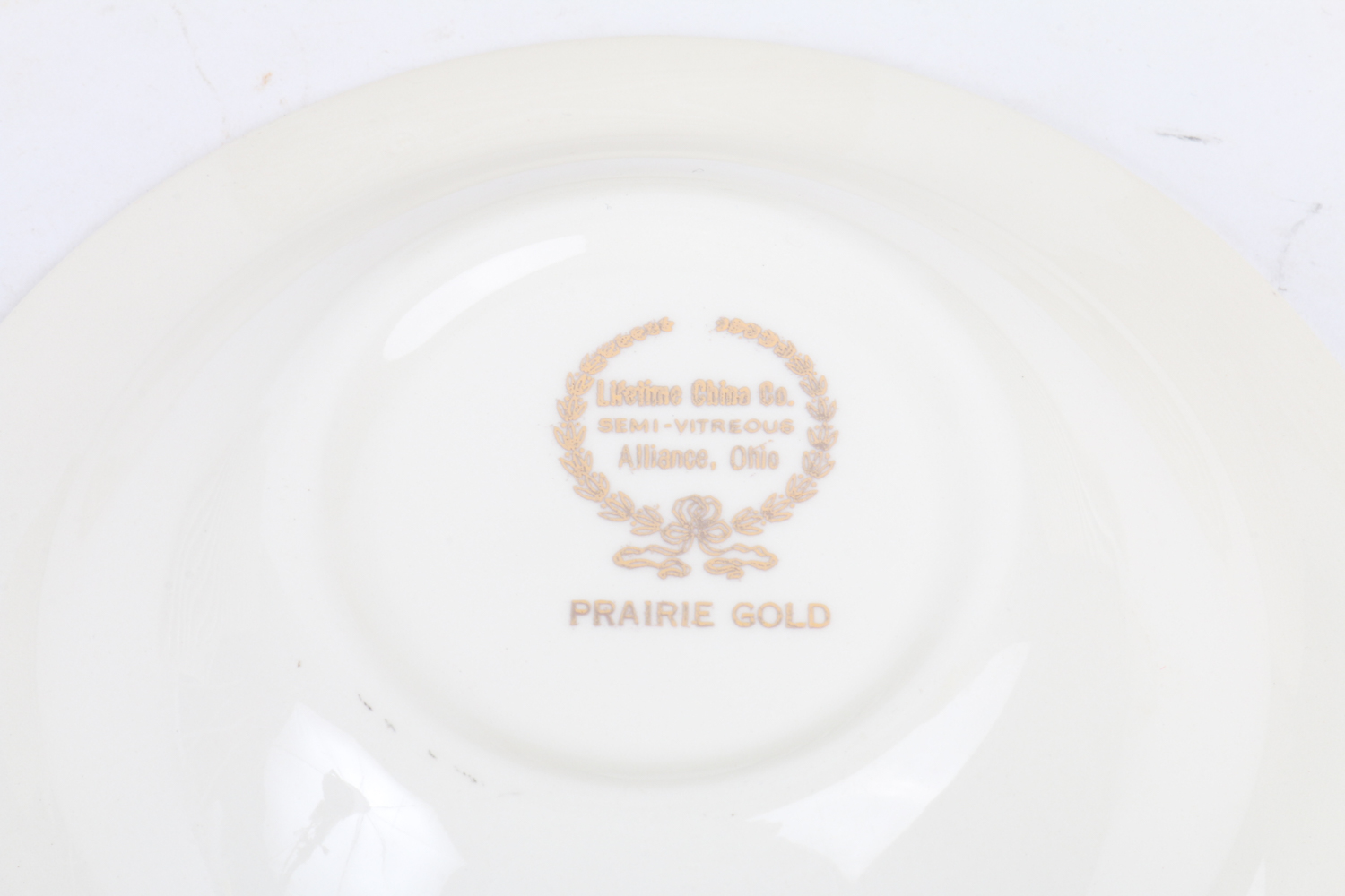 Lifetime "Prairie Gold" China Tableware Set