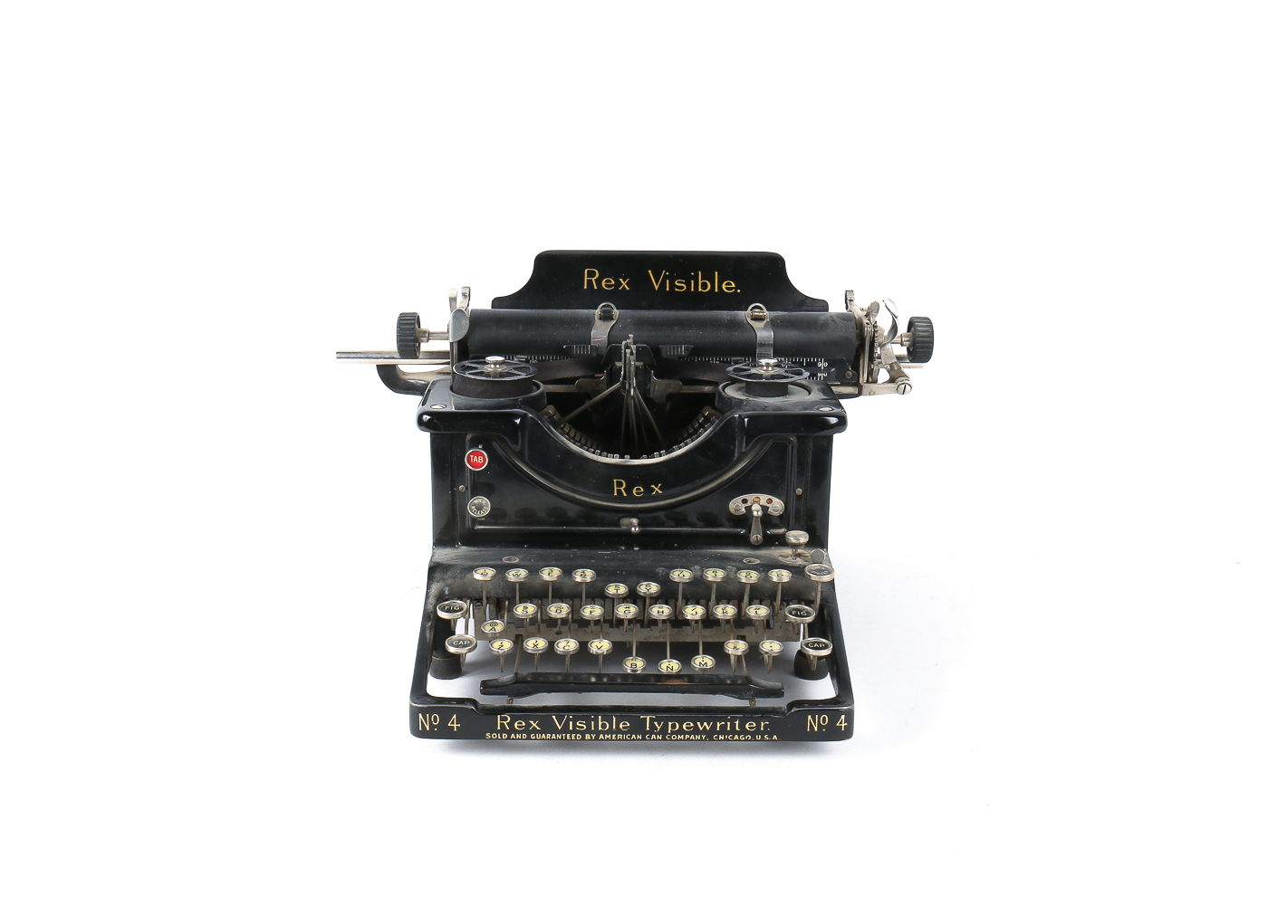 Antique Rex Visible Typewriter No. 4