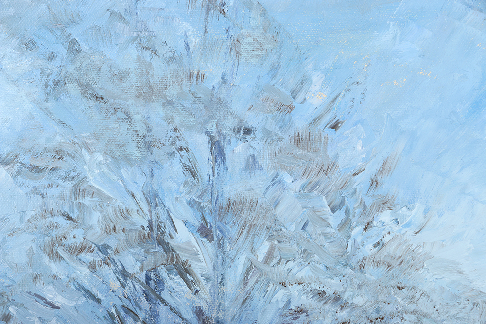 Nancy Pendery Oil Painting on Canvas "The Smoke House"