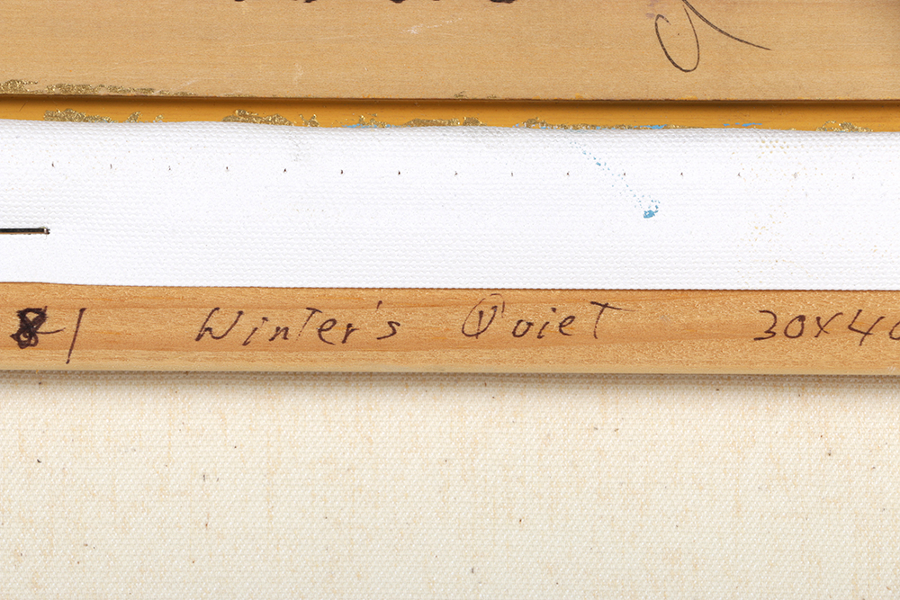 Nancy Pendery Oil Painting on Canvas "The Smoke House"