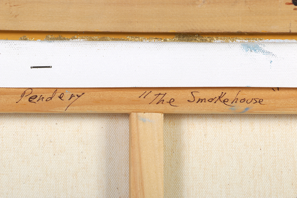 Nancy Pendery Oil Painting on Canvas "The Smoke House"