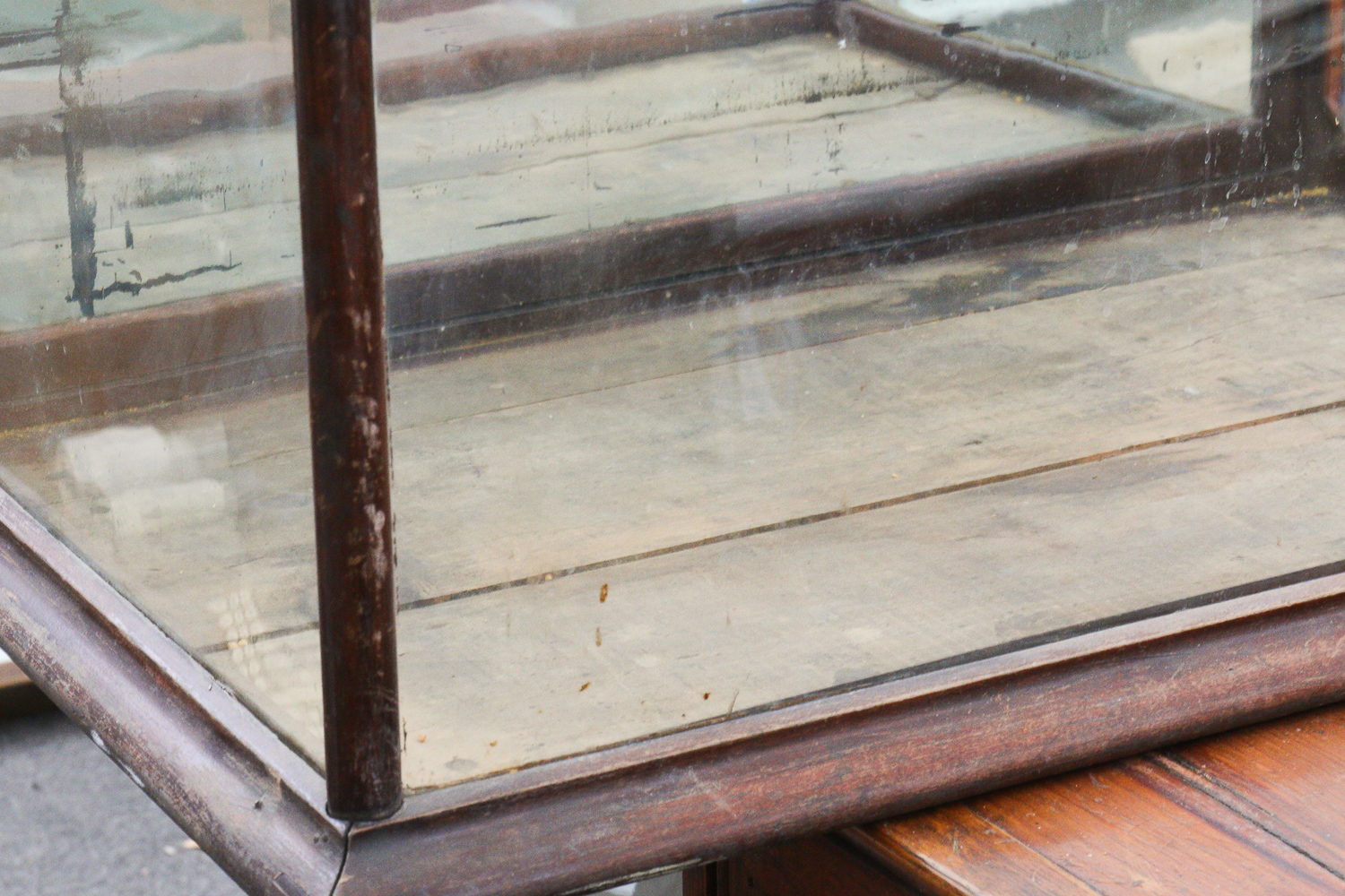 Antique Glass Display Cabinet