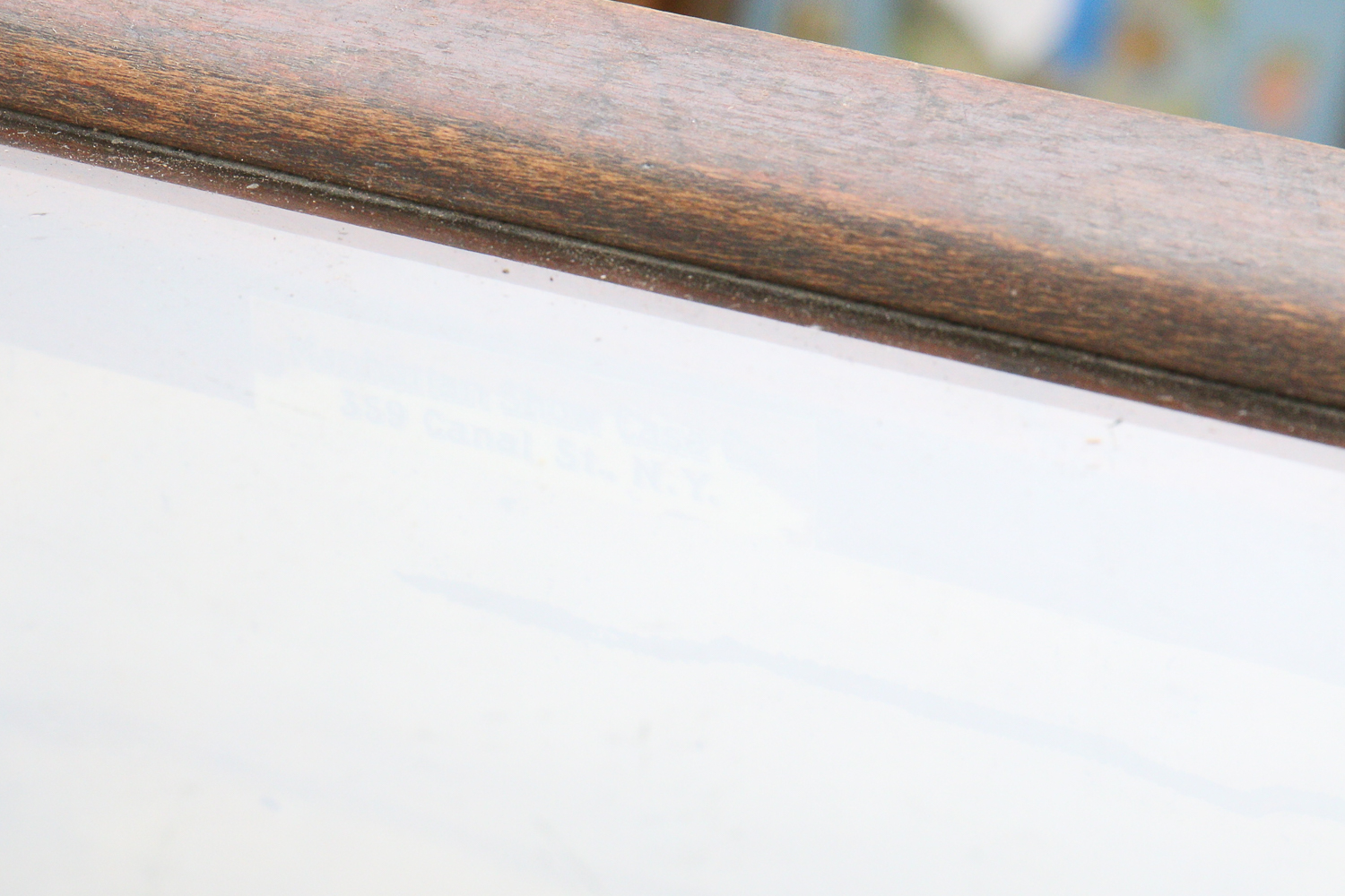 Antique Glass Display Cabinet