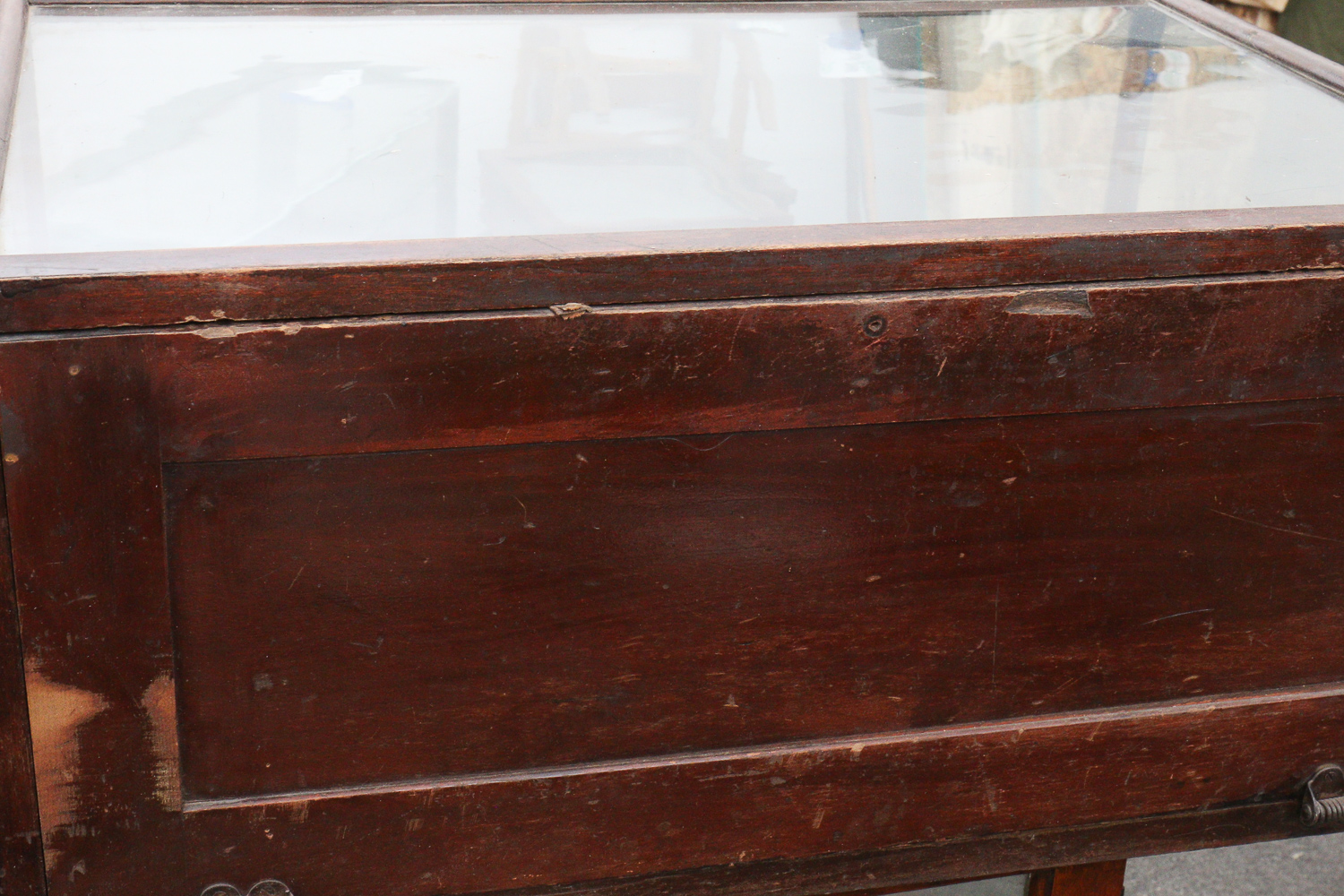 Antique Glass Display Cabinet