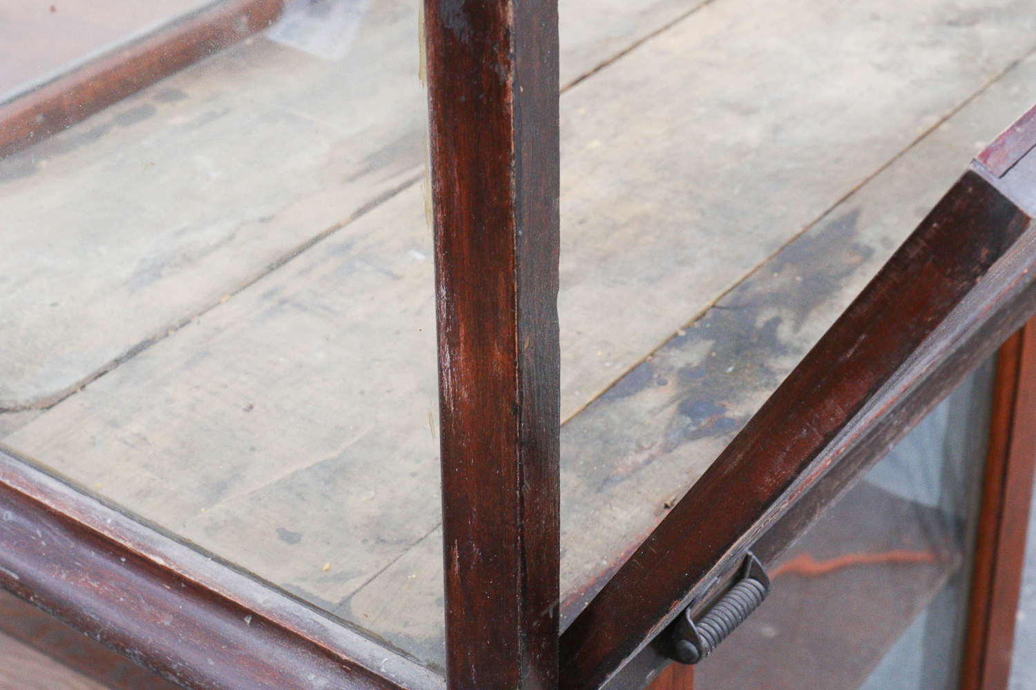 Antique Glass Display Cabinet