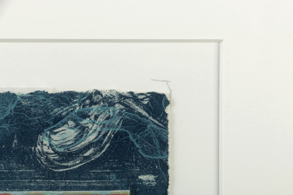 Tony Rubey Limited Edition Lithograph on Paper "Bridge Barrier"