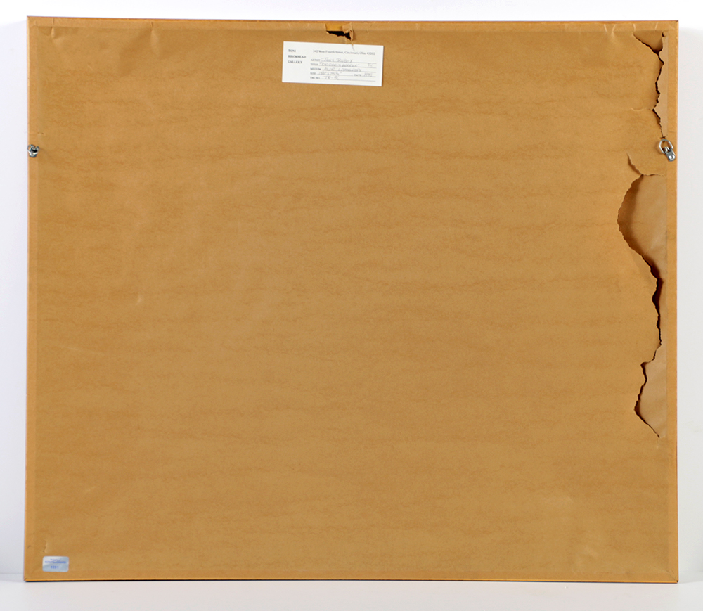 Tony Rubey Limited Edition Lithograph on Paper "Bridge Barrier"