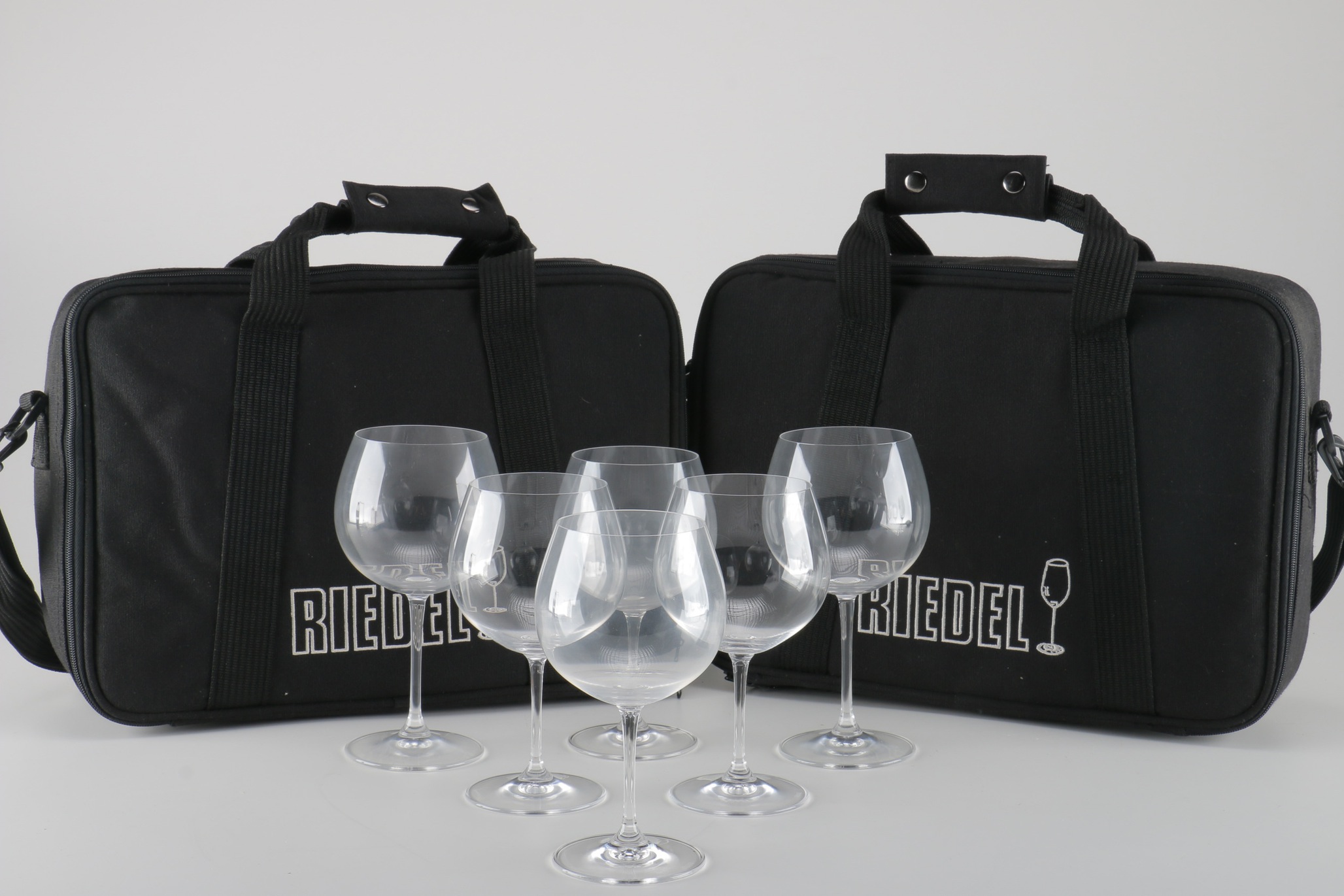 Riedel Wine Glass Set and Carrying Bags