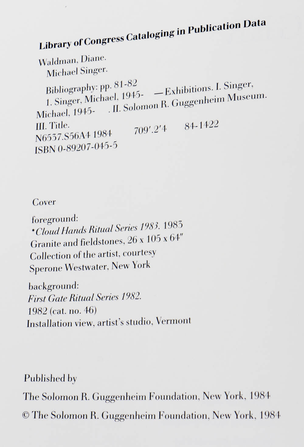 Books and Catalogs on Modern Sculptors