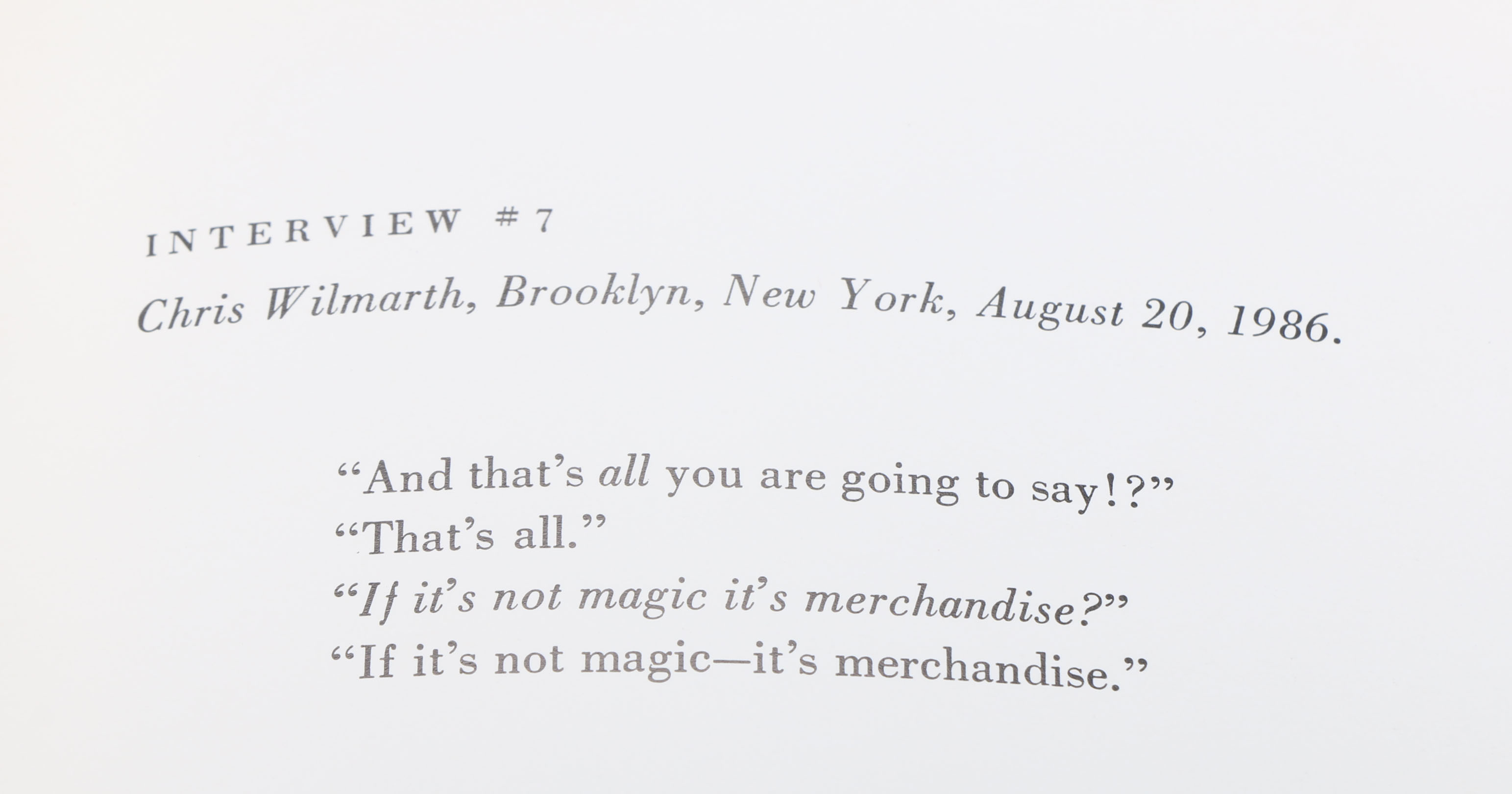 Three Chris Wilmarth Art Books