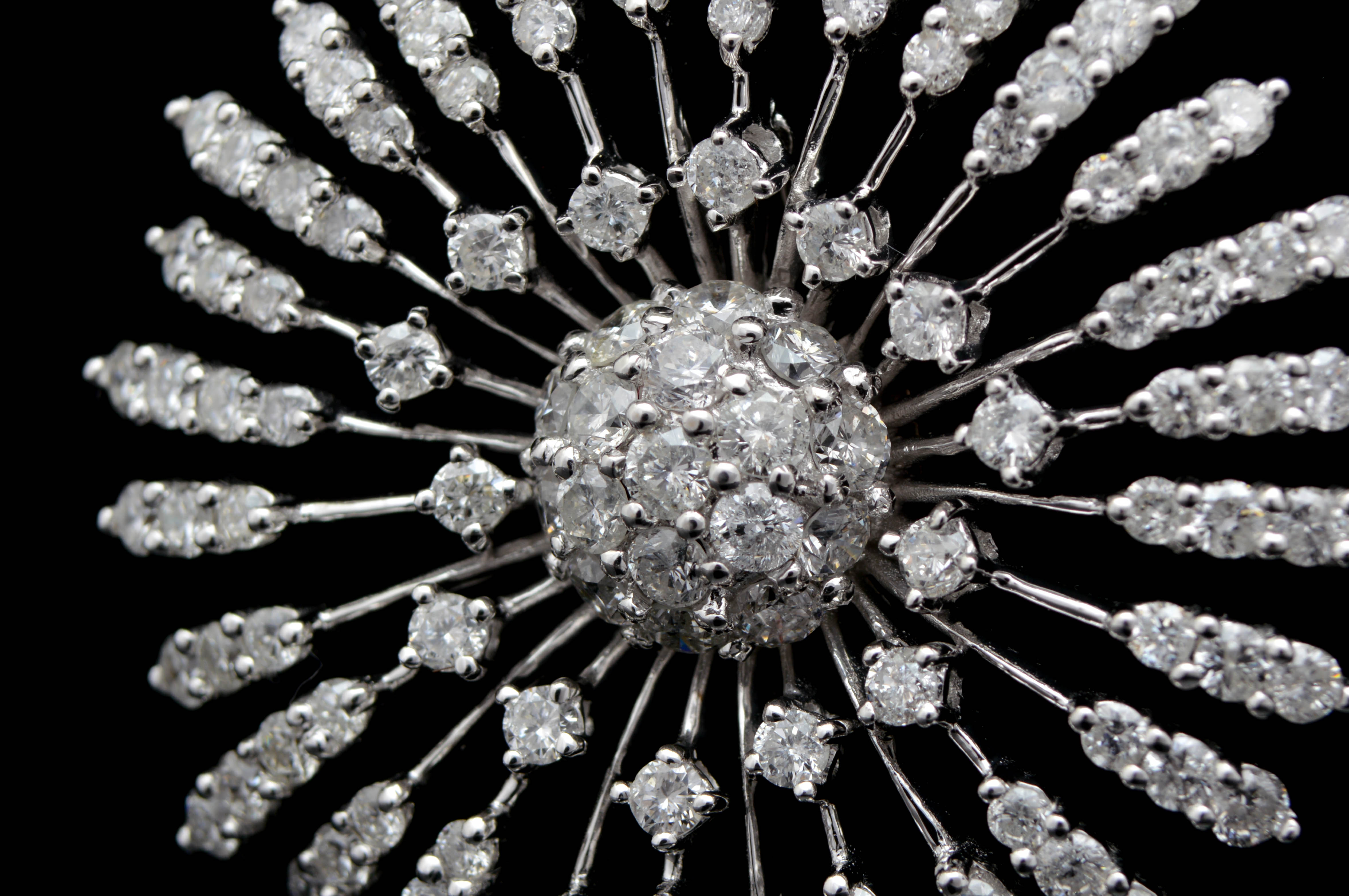 12.0 CTW Diamond and 18K White Gold Necklace