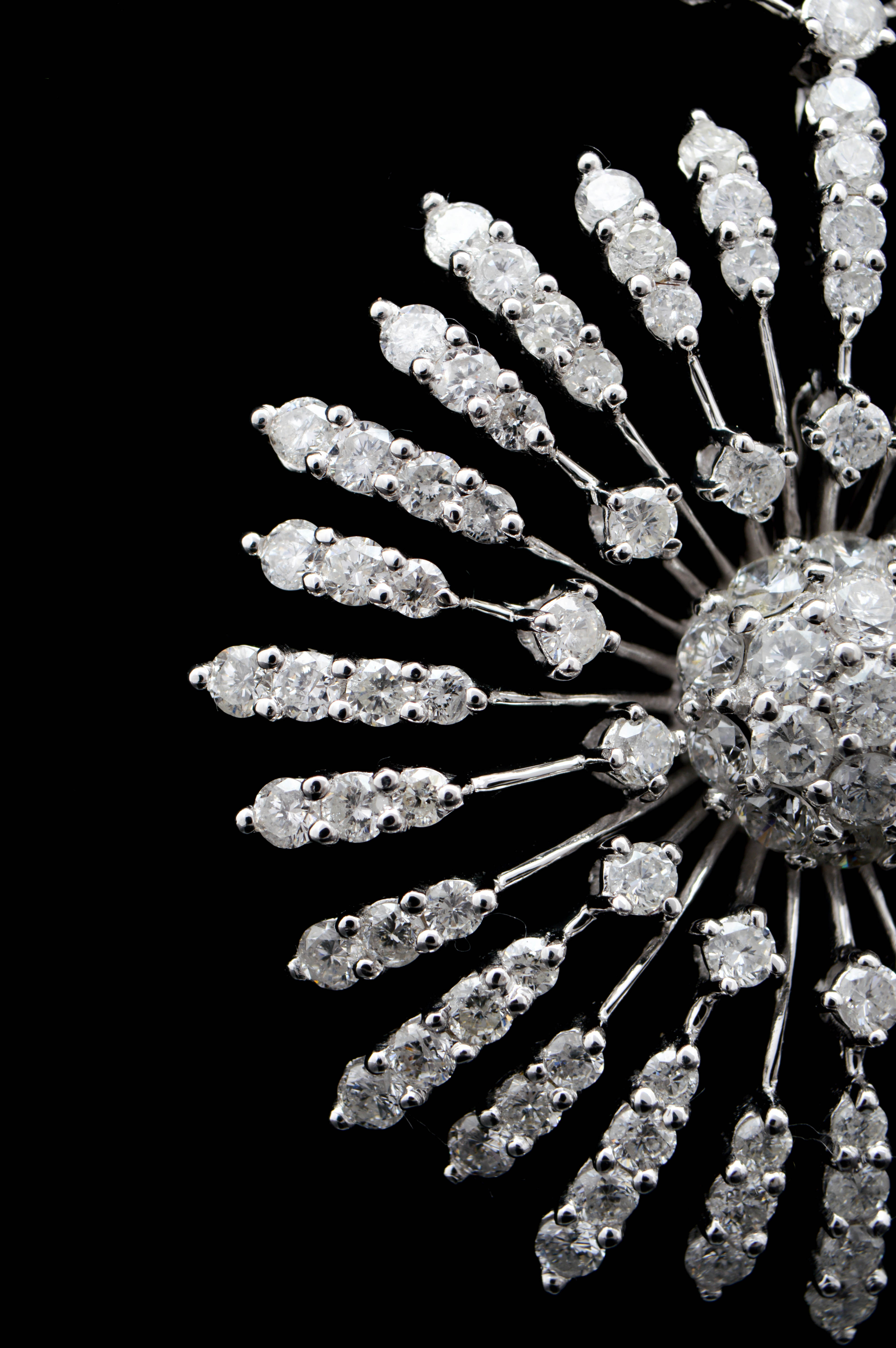 12.0 CTW Diamond and 18K White Gold Necklace