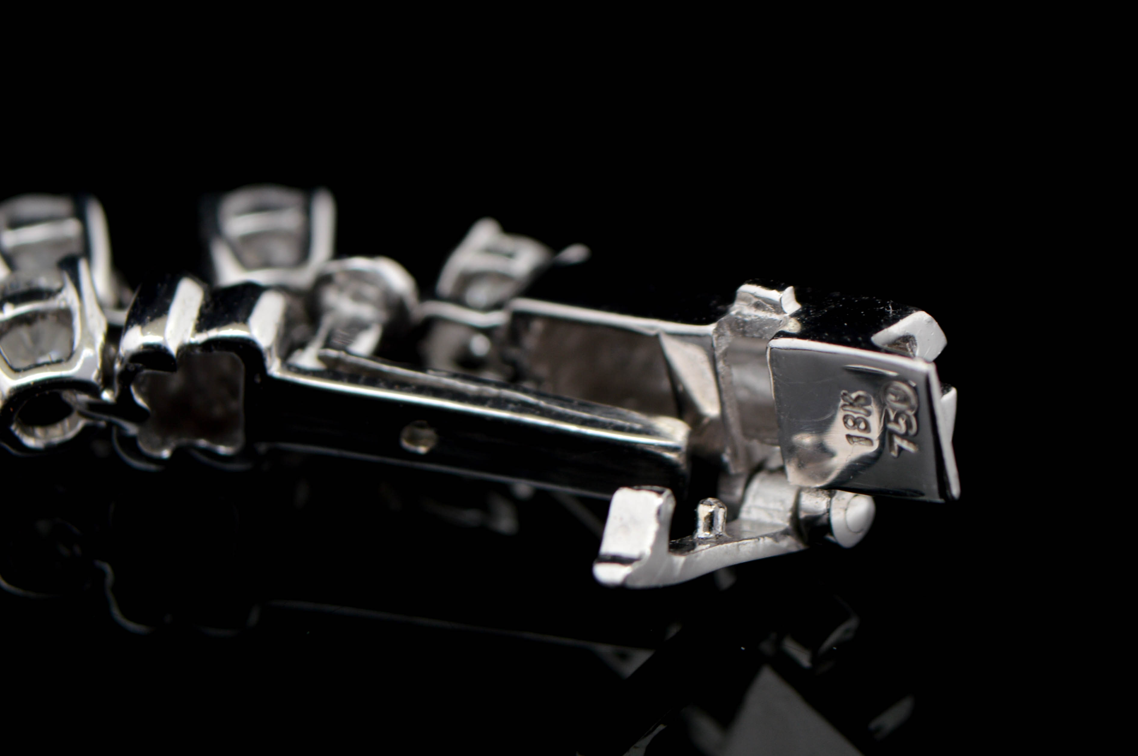 12.0 CTW Diamond and 18K White Gold Necklace