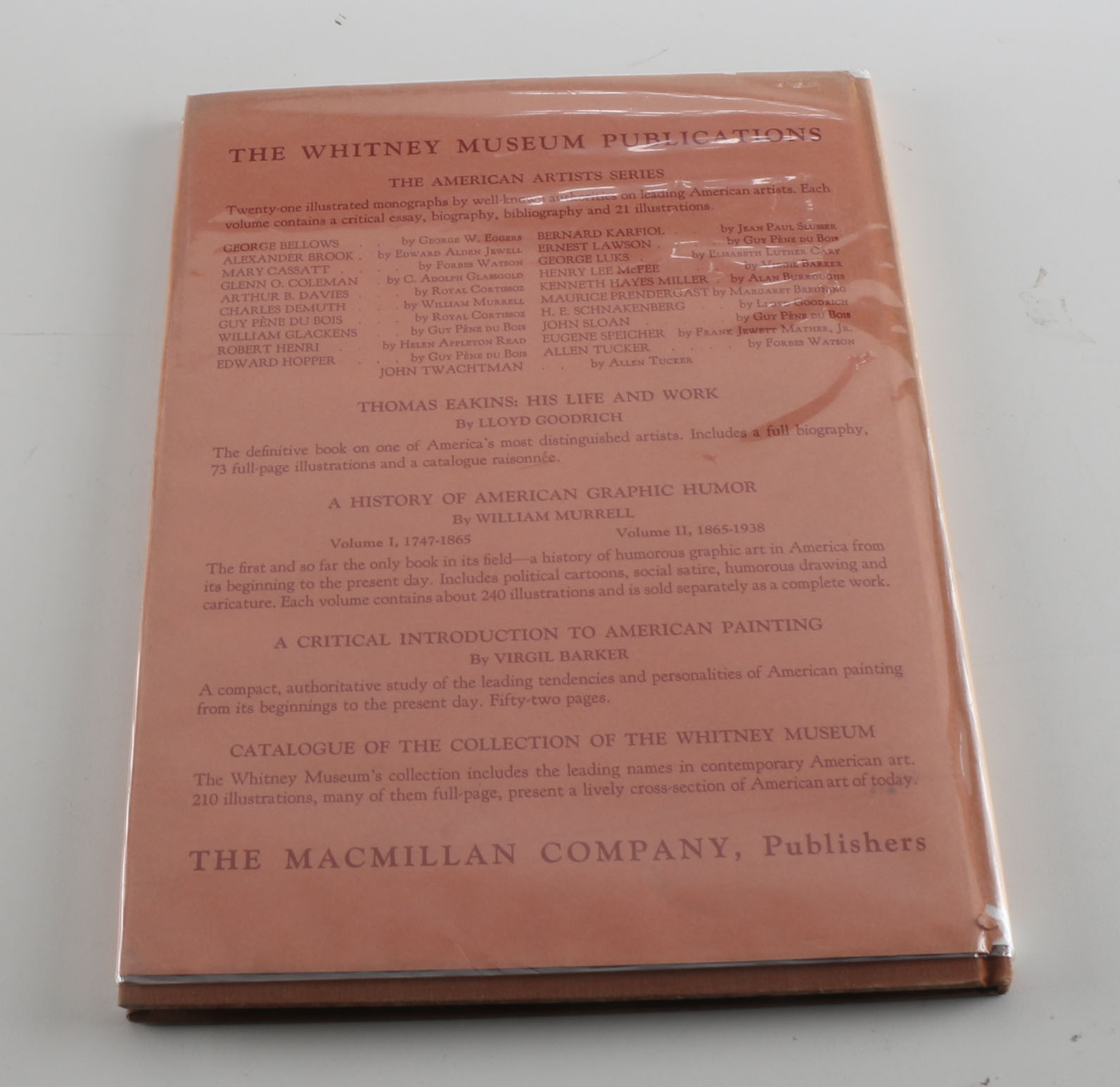 Six Books on American Artists