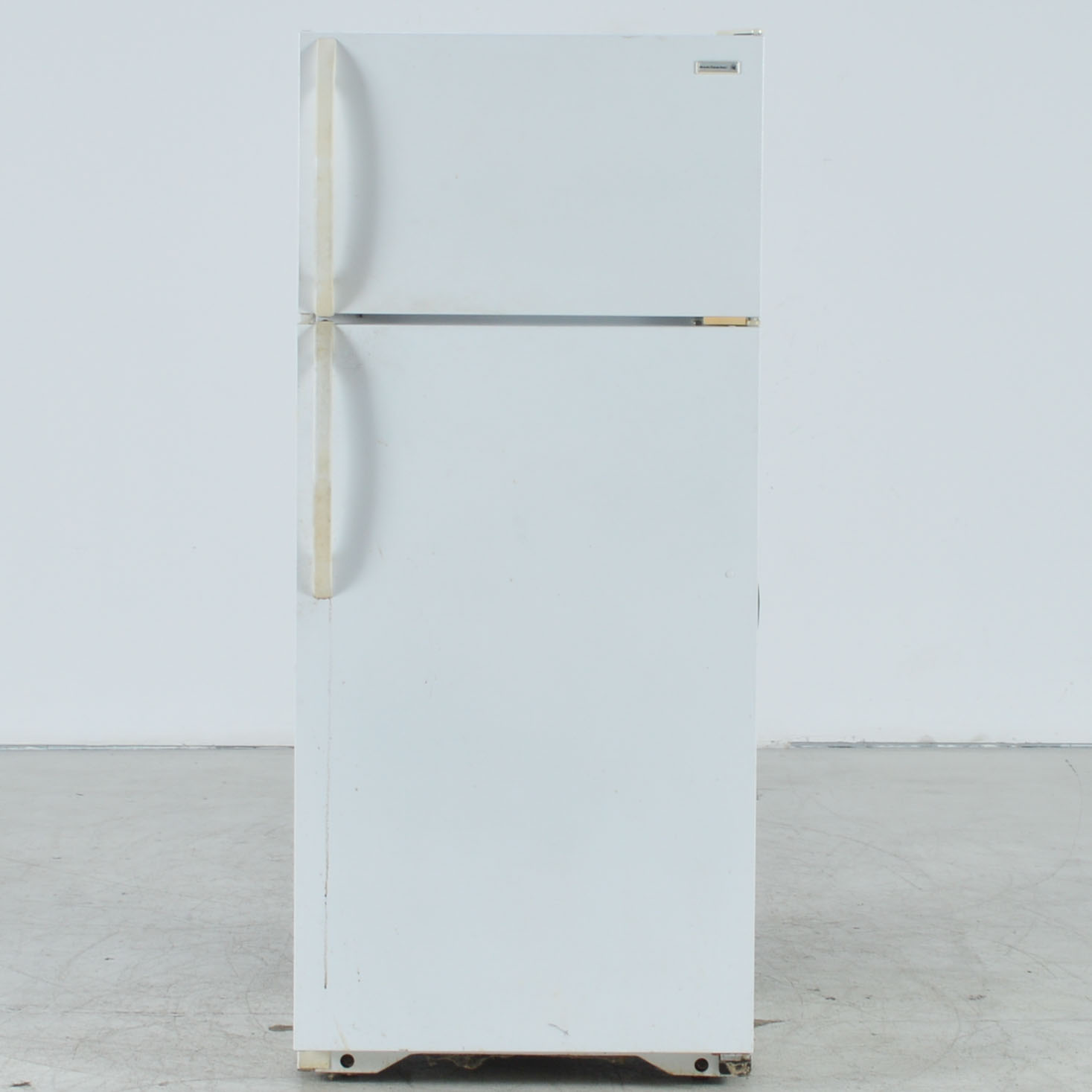 White Kelvinator Refrigerator Freezer