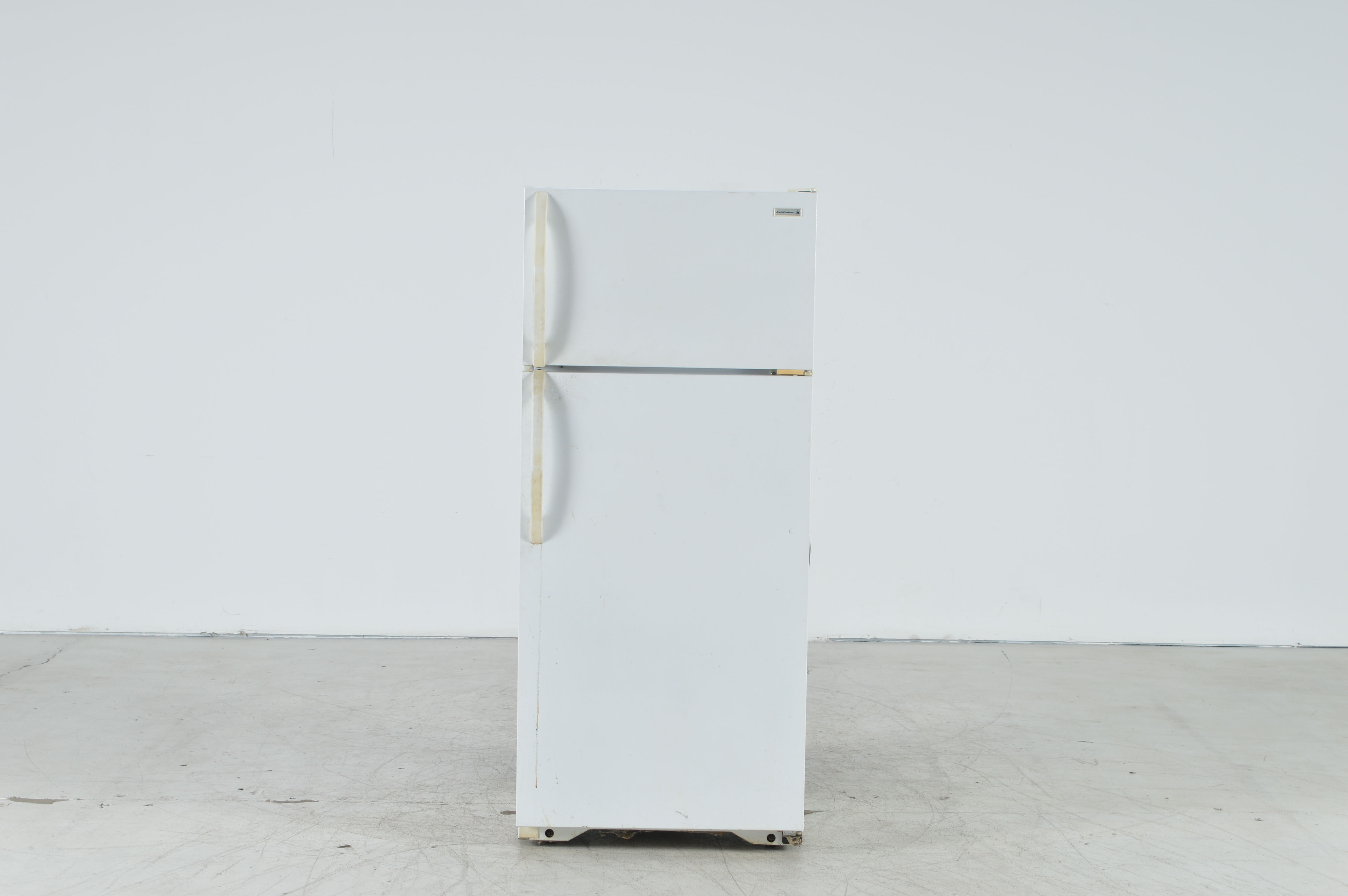 White Kelvinator Refrigerator Freezer