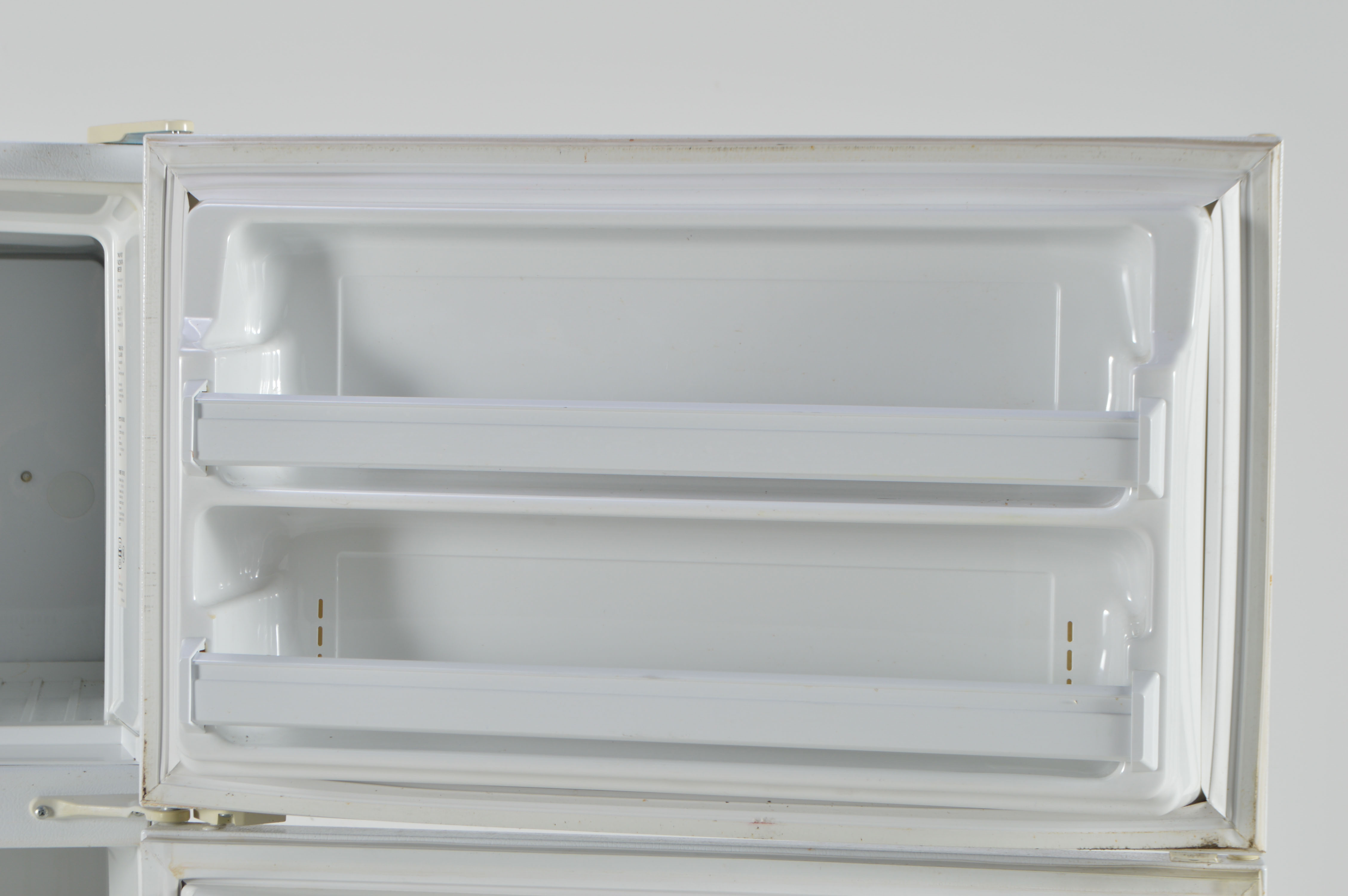 White Kelvinator Refrigerator Freezer