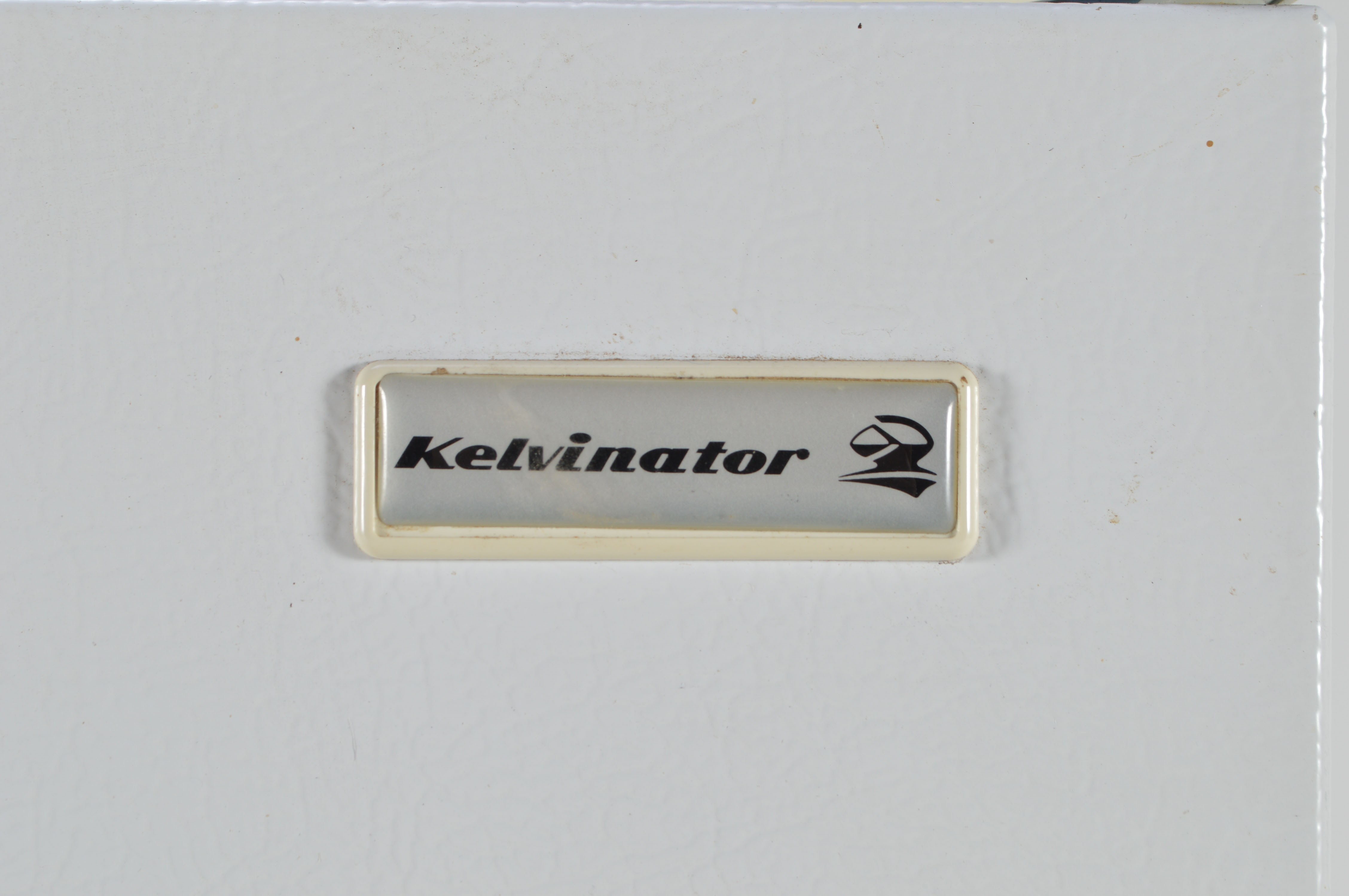 White Kelvinator Refrigerator Freezer