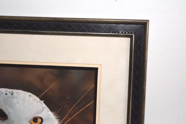 "Amber Gaze - Snowy Owl" Limited Edition Offset Lithograph After Carl Brenders