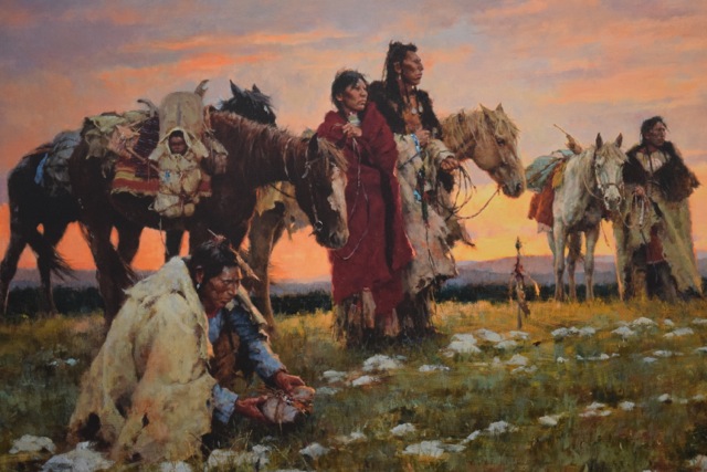 "Journey to the Medicine Wheel" Signed Limited Edition Giclee on Canvas After Howard Terpning