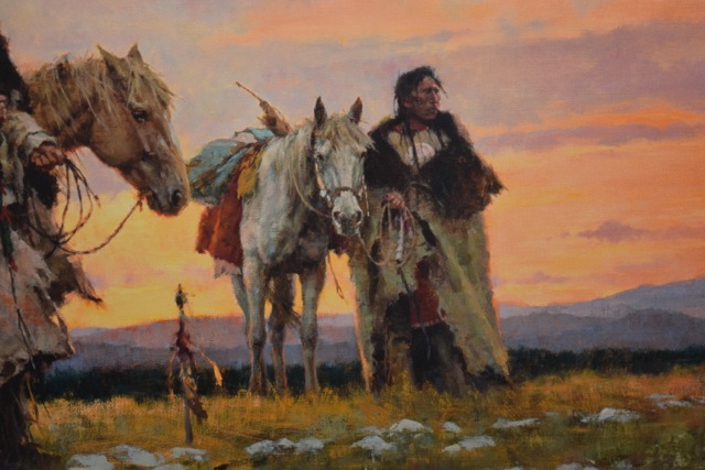 "Journey to the Medicine Wheel" Signed Limited Edition Giclee on Canvas After Howard Terpning