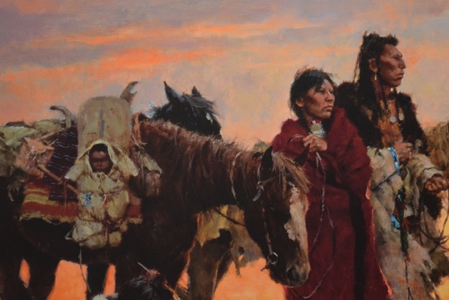 "Journey to the Medicine Wheel" Signed Limited Edition Giclee on Canvas After Howard Terpning