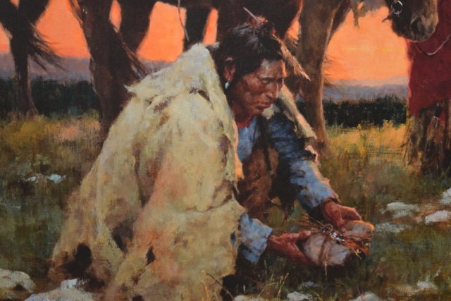 "Journey to the Medicine Wheel" Signed Limited Edition Giclee on Canvas After Howard Terpning