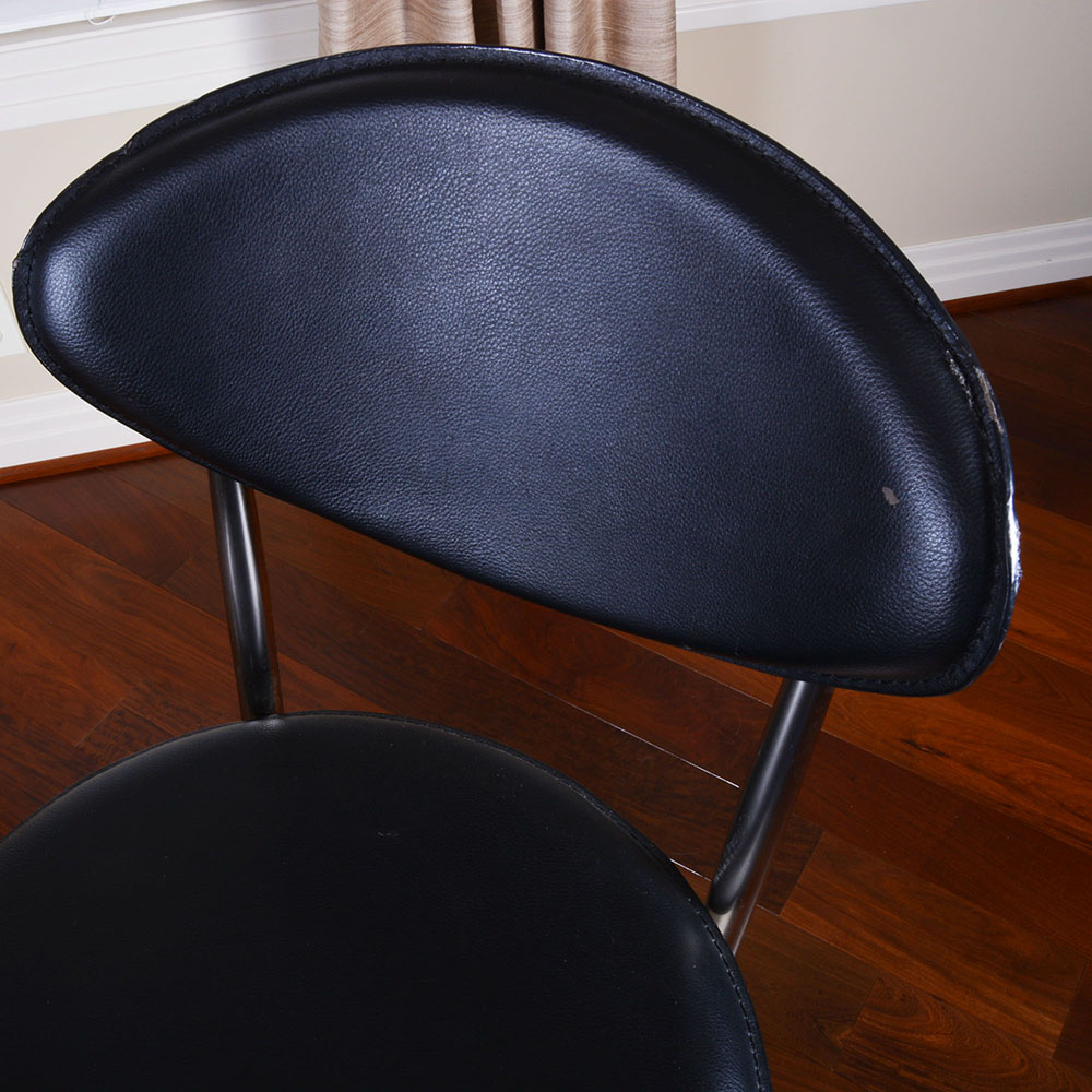 Pair of Height Adjustable Bar Chairs